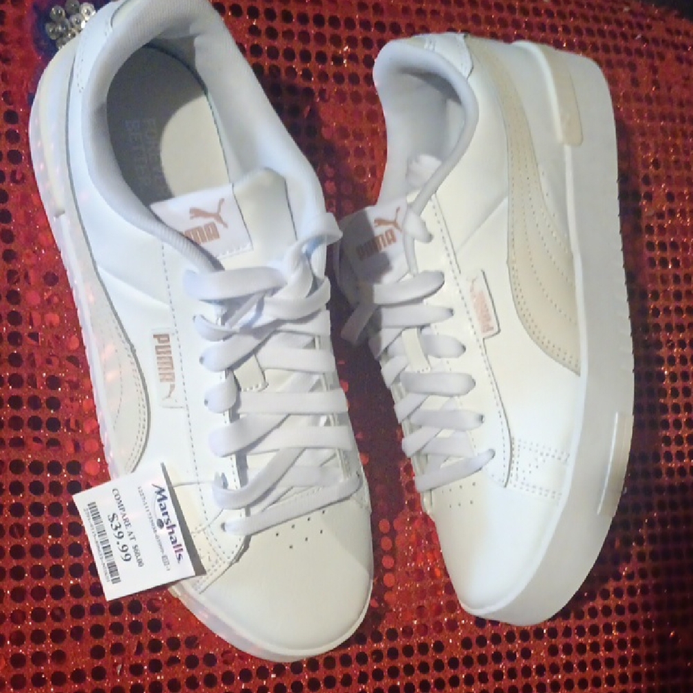 Puma Womens Classic White Sneakers